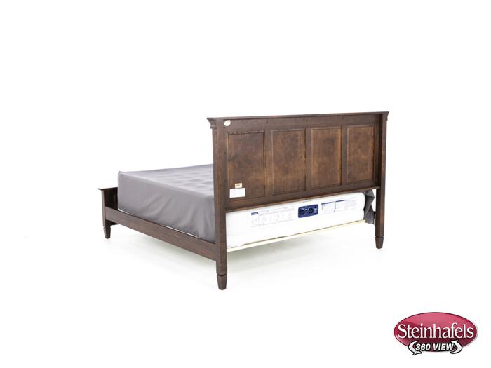 daniels amish brown king bed package  image k  