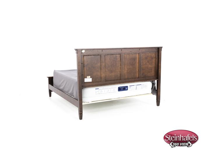 daniels amish brown king bed package  image k  