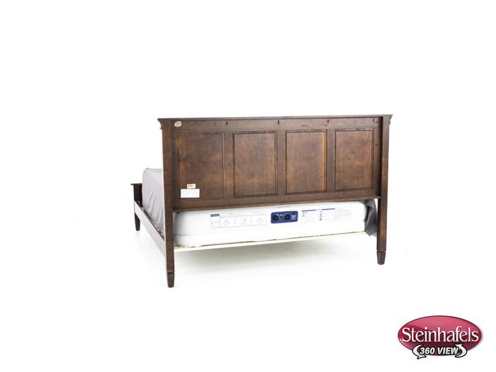 daniels amish brown king bed package  image k  