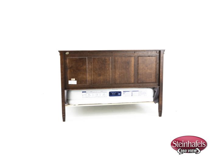 daniels amish brown king bed package  image k  