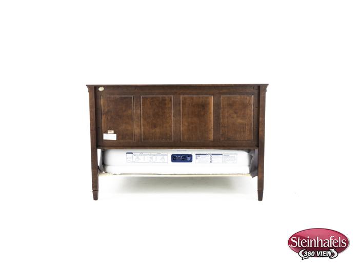 daniels amish brown king bed package  image k  