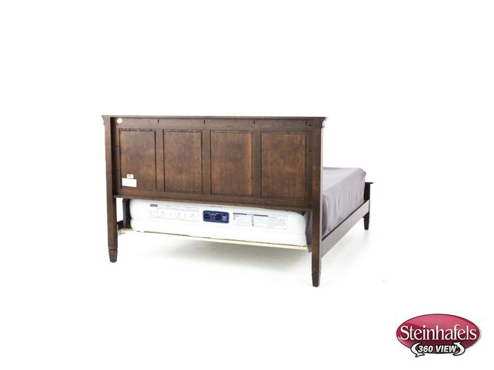 daniels amish brown king bed package  image k  