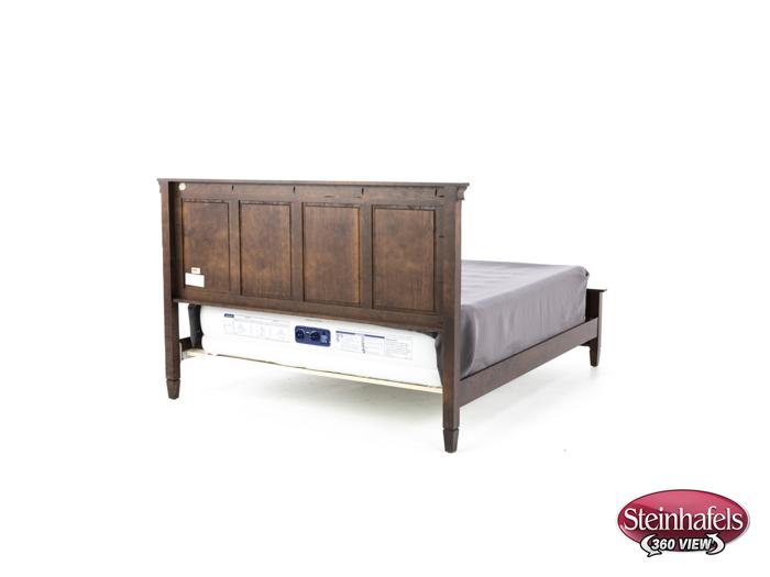 daniels amish brown king bed package  image k  