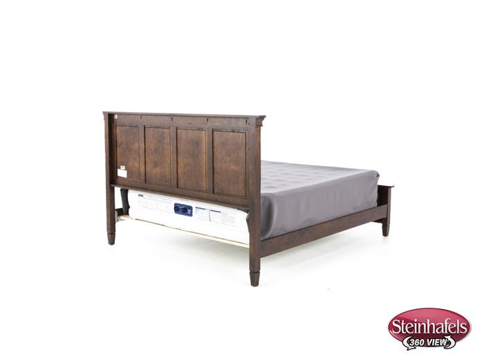 daniels amish brown king bed package  image k  