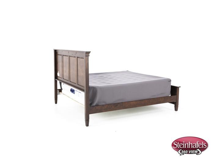 daniels amish brown king bed package  image k  