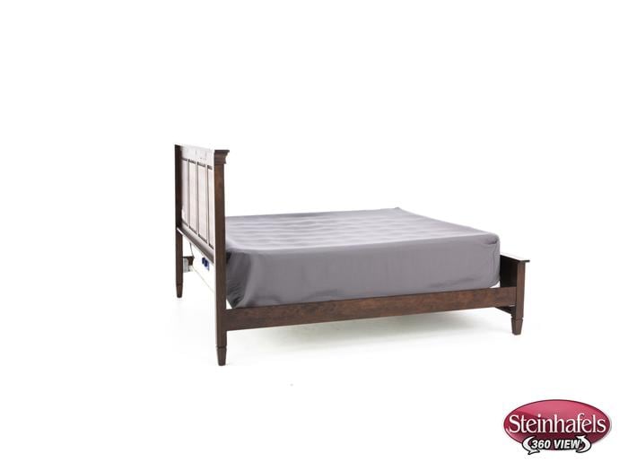 daniels amish brown king bed package  image k  