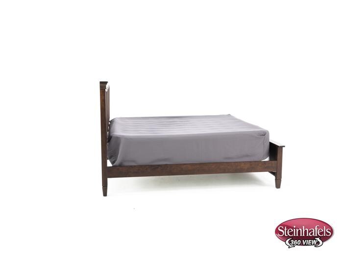 daniels amish brown king bed package  image k  