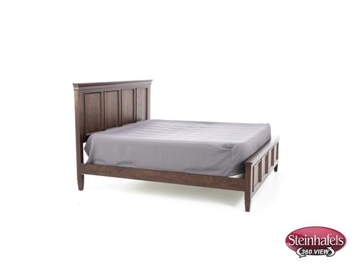 daniels amish brown king bed package  image k  