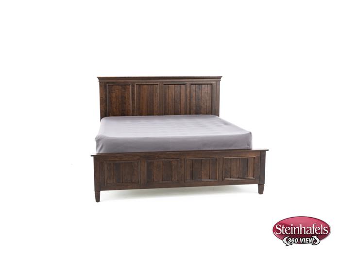daniels amish brown king bed package  image k  