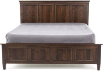 daniels amish brown king bed package k  