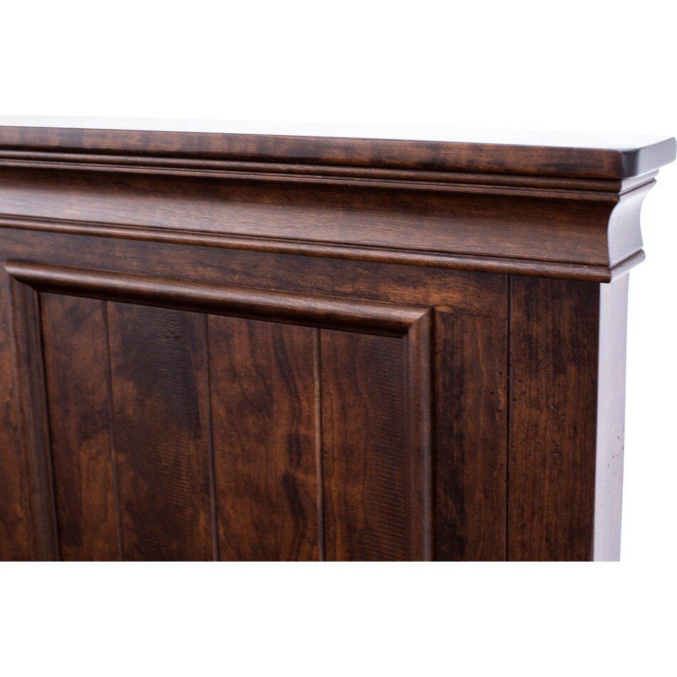 daniels amish brown king bed package k  