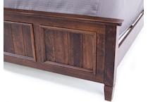 daniels amish brown king bed package k  