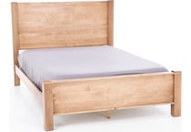 daniels amish brown king bed package kp  