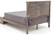 daniels amish brown king bed package kpk  