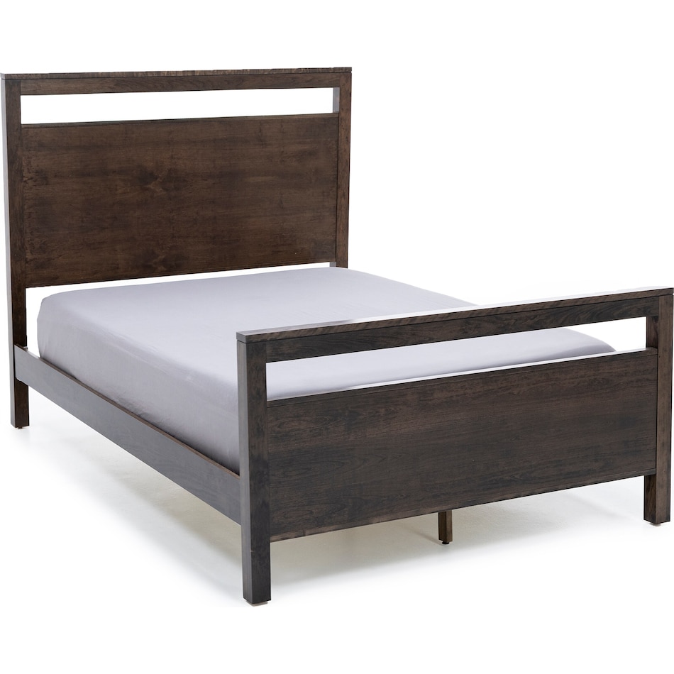 daniels amish brown king bed package pkp  