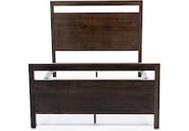 daniels amish brown king bed package pkp  