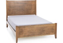 daniels amish brown king bed package pkp  