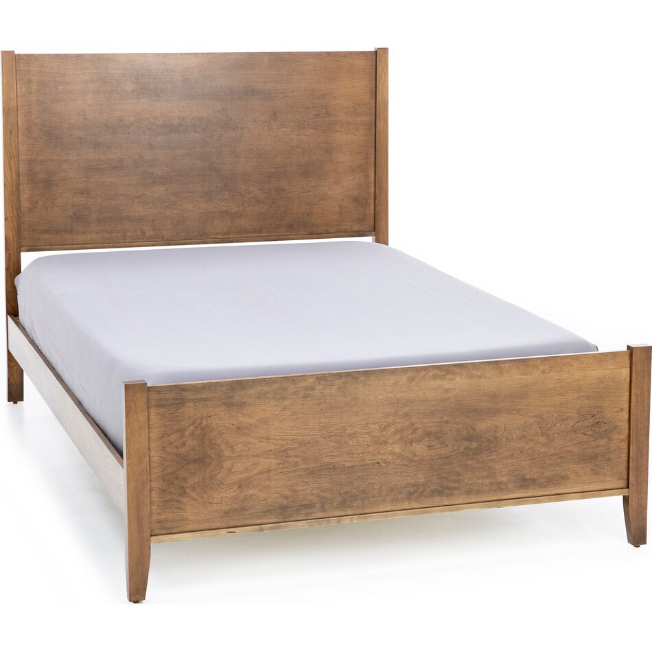 daniels amish brown king bed package pkp  