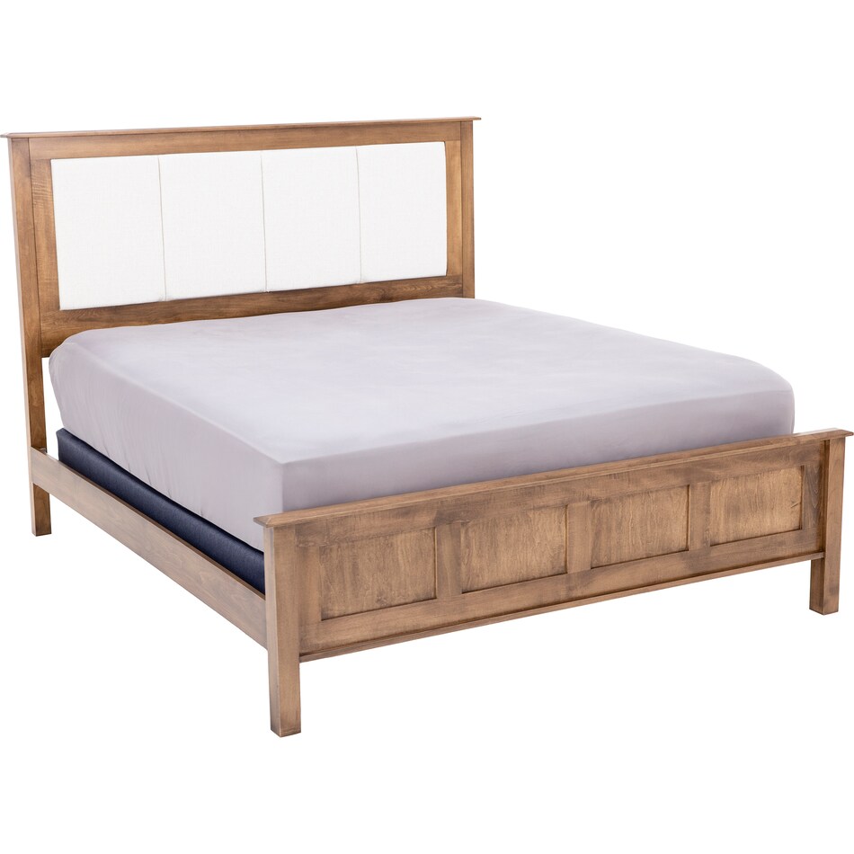 daniels amish brown king bed package ukp  