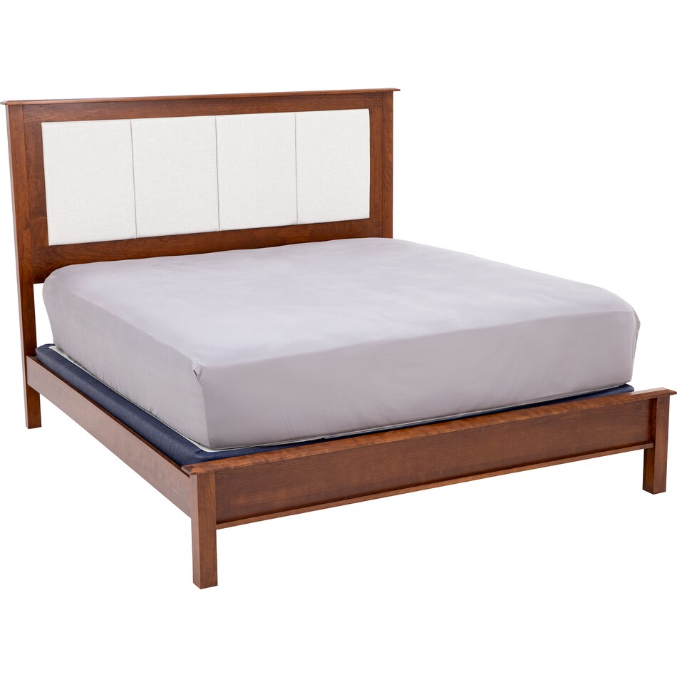 daniels amish brown king bed package ukp  
