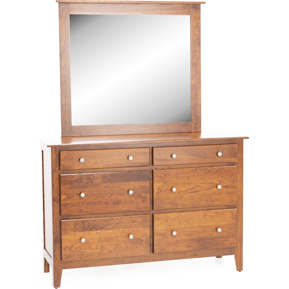 daniels amish brown mirror   