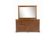 daniels amish brown mirror   
