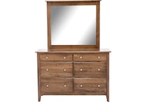 daniels amish brown mirror   