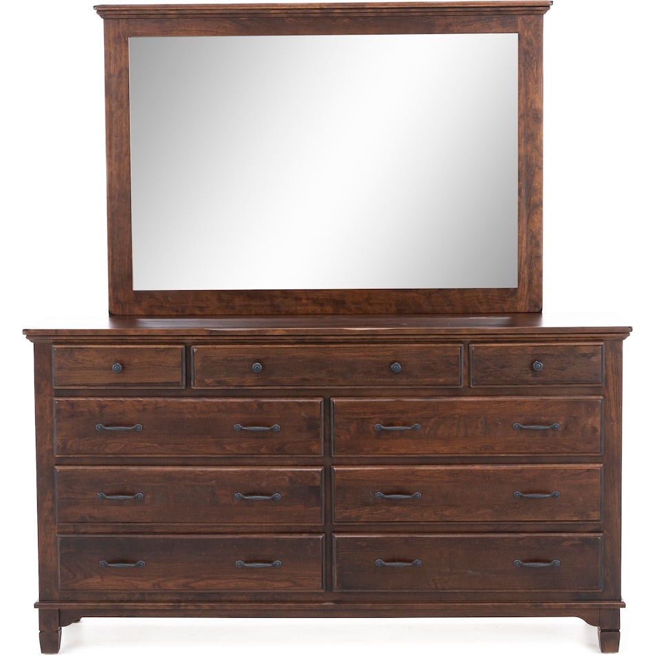 daniels amish brown mirror   