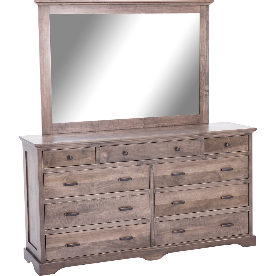daniels amish brown mirror   