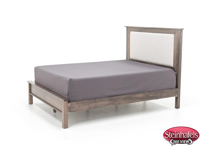 daniels amish brown queen bed package  image qp  