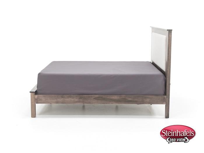 daniels amish brown queen bed package  image qp  
