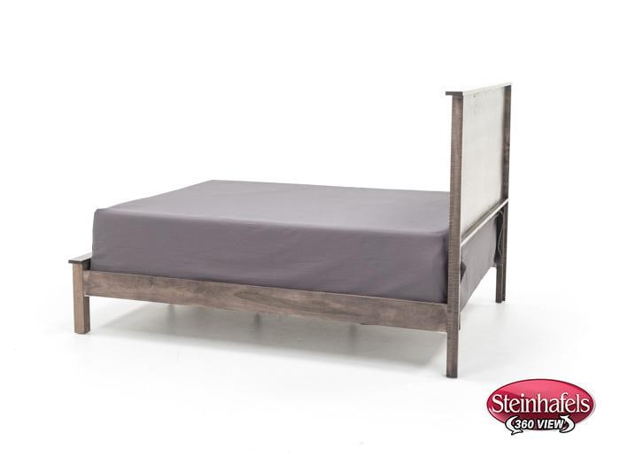 daniels amish brown queen bed package  image qp  
