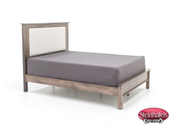 daniels amish brown queen bed package  image qp  