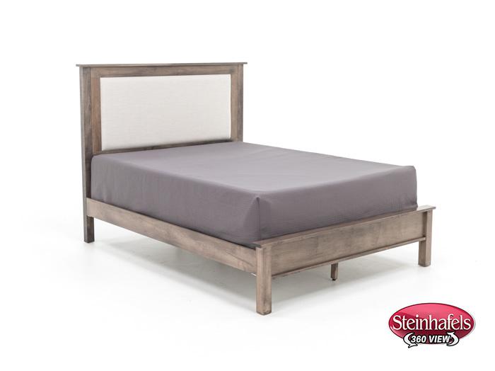 daniels amish brown queen bed package  image qp  