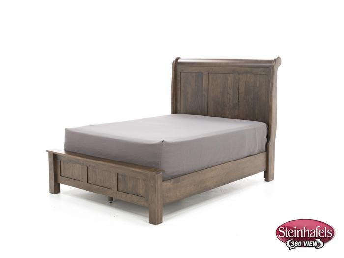 daniels amish brown queen bed package  image qsb  