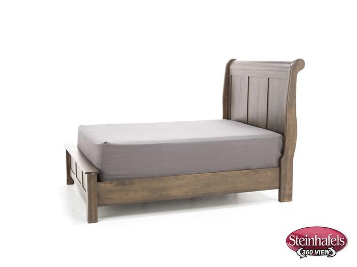 daniels amish brown queen bed package  image qsb  