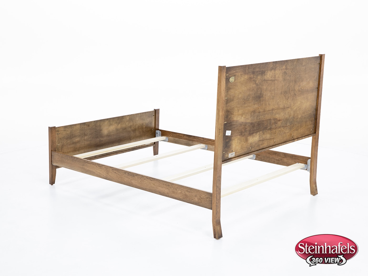 daniels amish brown queen bed package  image pqp  