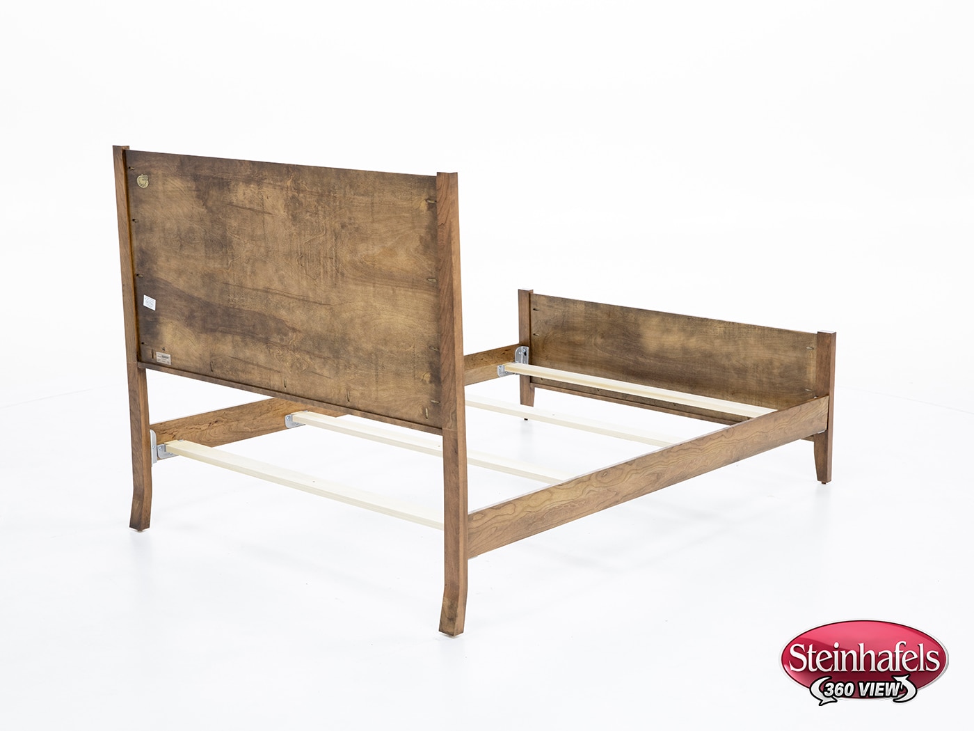 daniels amish brown queen bed package  image pqp  
