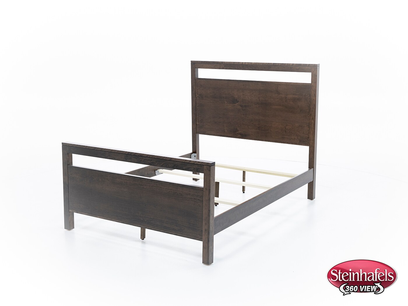 daniels amish brown queen bed package  image pqp  