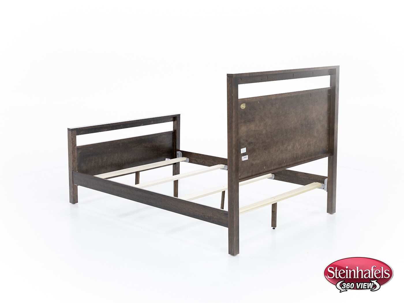 daniels amish brown queen bed package  image pqp  