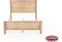 daniels amish brown queen bed package  image qp  