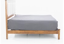 daniels amish brown queen bed package qpb  