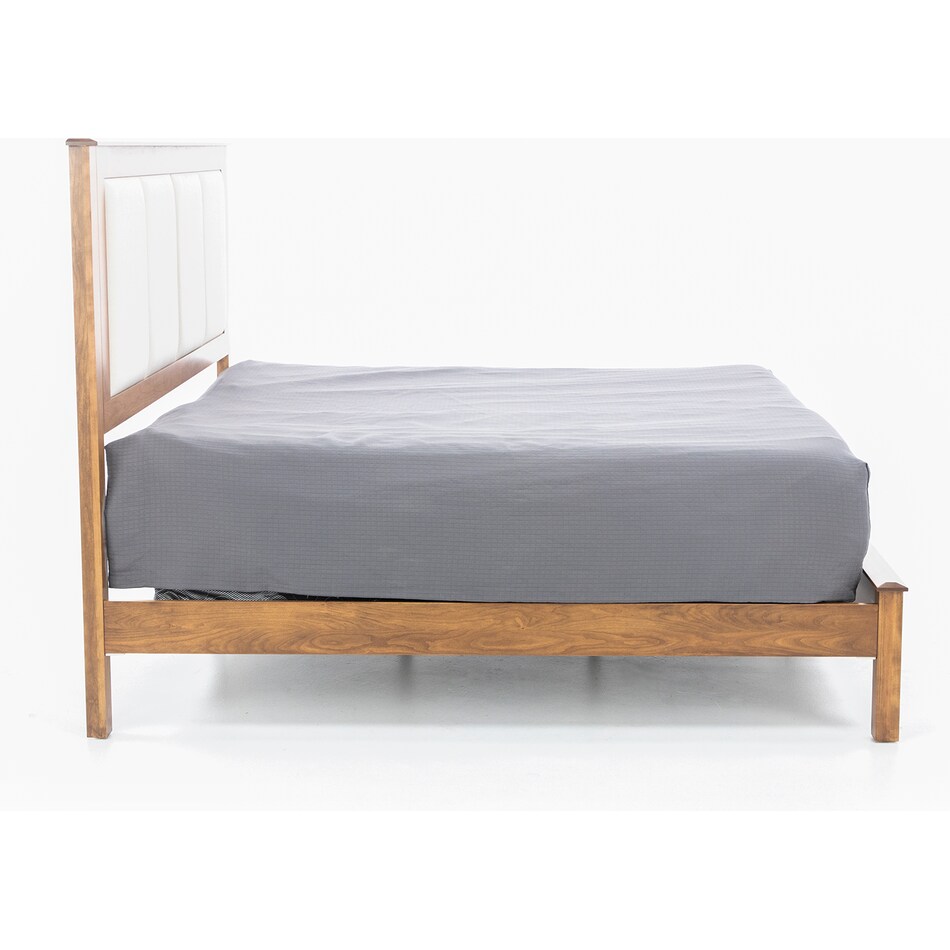 daniels amish brown queen bed package qpb  
