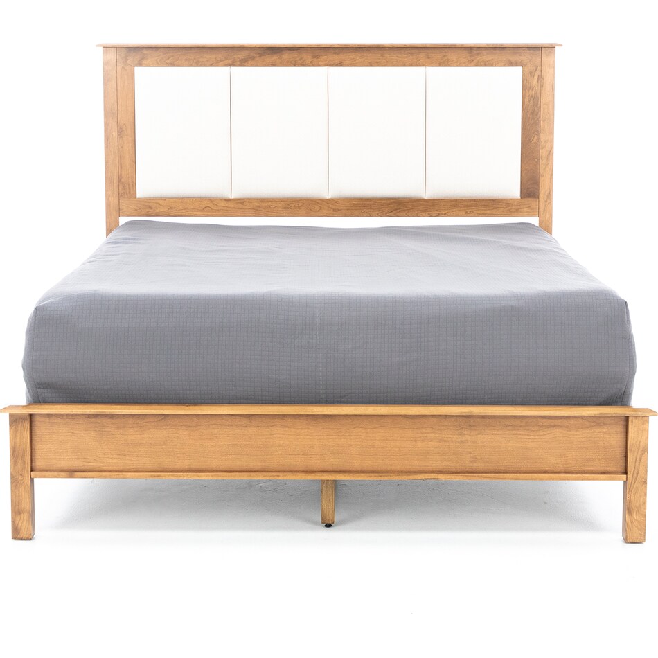 daniels amish brown queen bed package qpb  