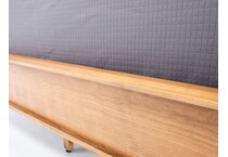 daniels amish brown queen bed package qpb  