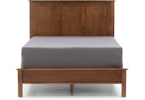 daniels amish brown queen bed package qpb  