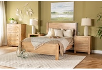 daniels amish brown queen bed package fp  