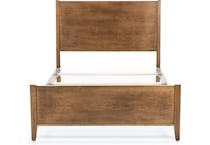 daniels amish brown queen bed package pqp  