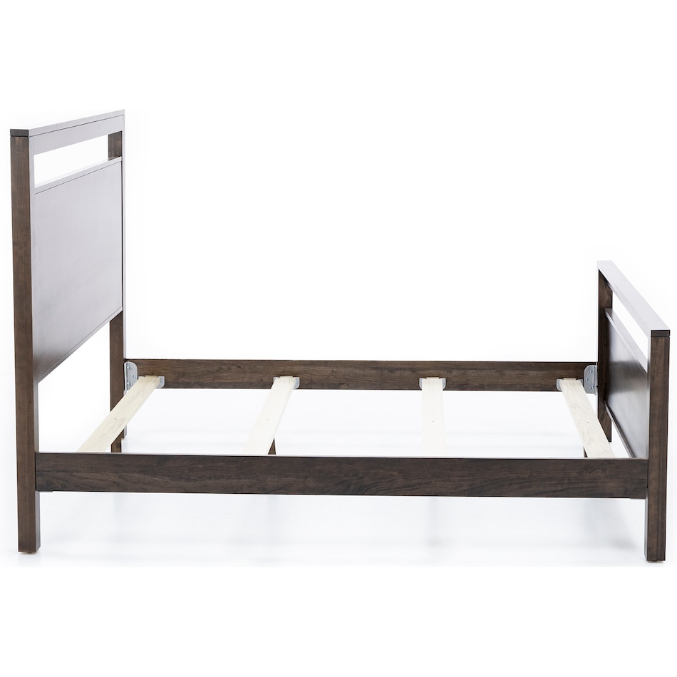 daniels amish brown queen bed package pqp  