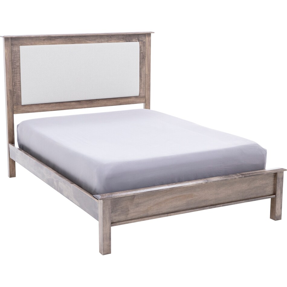 daniels amish brown queen bed package ufp  